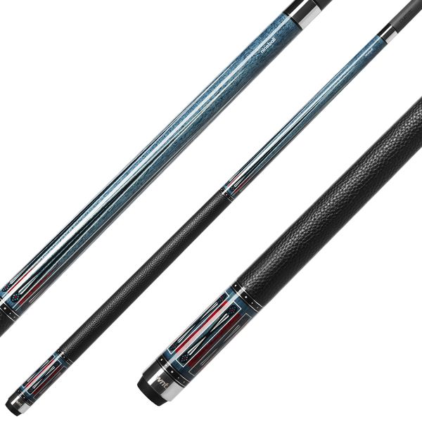 Cuetec Cynergy Nineball Blue Stain LTW, 3/8x14